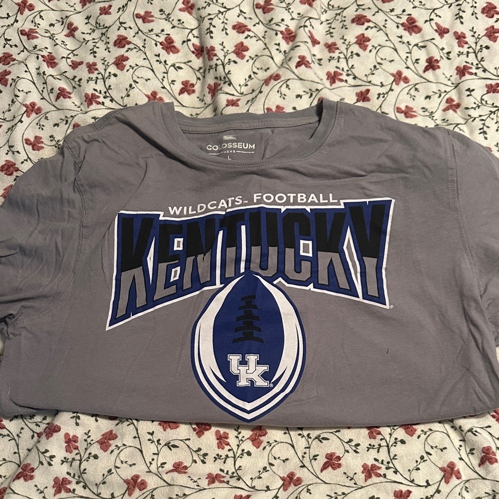 Goodsthum Kentucky Wildcats Gray Football Tee